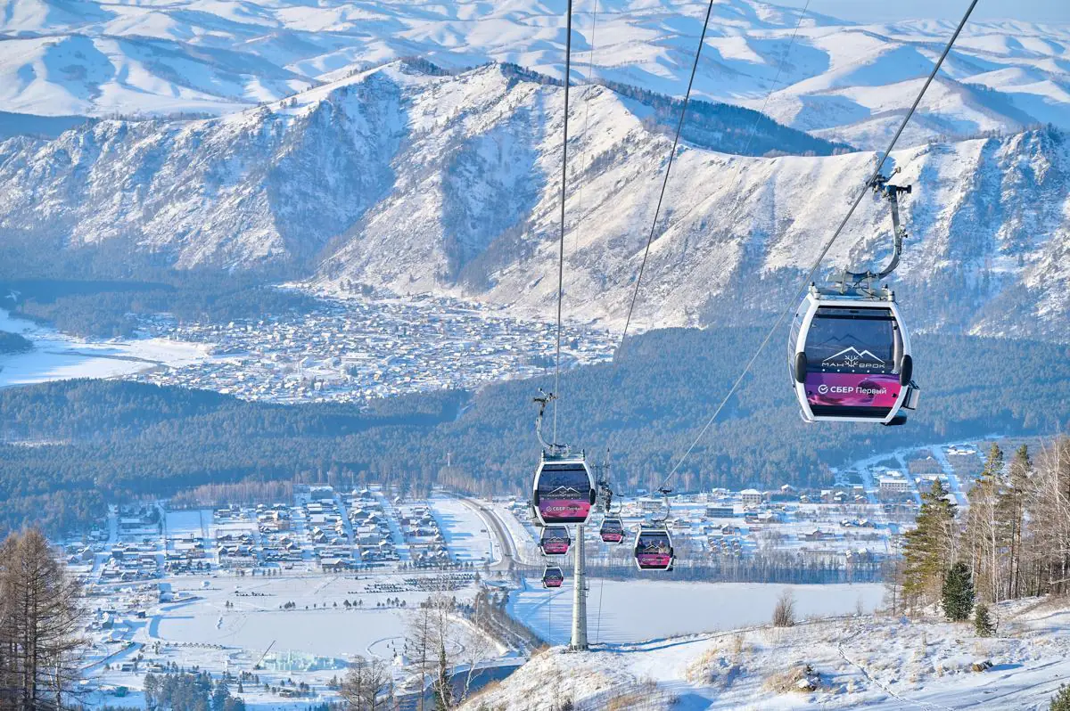 Горнолыжный курорт Манжерок